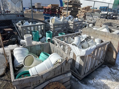 Quantity of (12) Crates of Ipex Pipe Fittings