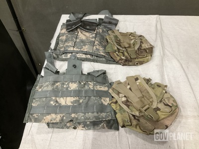 (92) Bandoleer Ammunition Pouches, (110) M4 Three Mag Pouches & Assorted Items