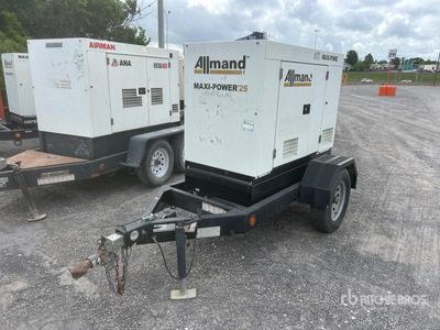 2019 Allmand Maxi Power 25 20 kW Mobile Groupe électrogène