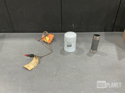(18) Pipe Nipples, (1) Oil Filter, (1) Metal Tube Assembly & Assorted Items