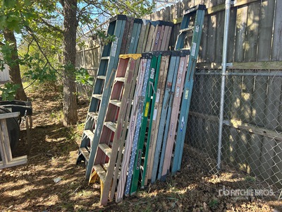 Quantity of (14) Fiberglass Leiter