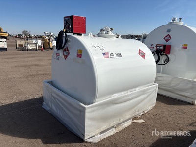2026 AM Tank 1000 1050 gal Skid Mounted Steel Diesel Fuel Tank (Unused)