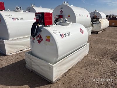 2026 AM Tank 500 490 gal Skid Mounted Steel Diesel Fuel Tank (Unused)