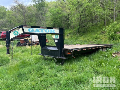 2018 Gatormade 10 Ton 25 ft T/A Gooseneck Geräteanhänger