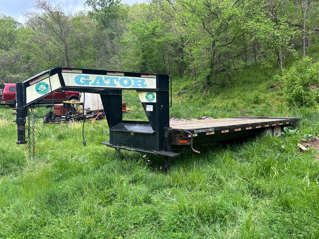 2018 Gatormade 10 Ton 25 ft T/A Gooseneck Equipment Trailer
