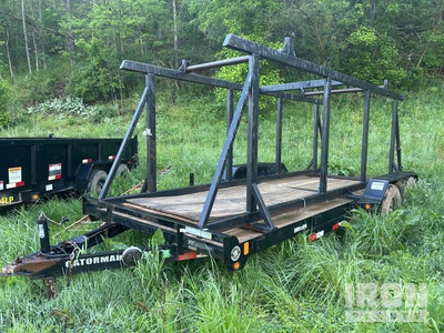 2022 Gatormade 18 GT XT 10400 lb 18 ft T/A 18 Ft Remolque Portamaquinaria