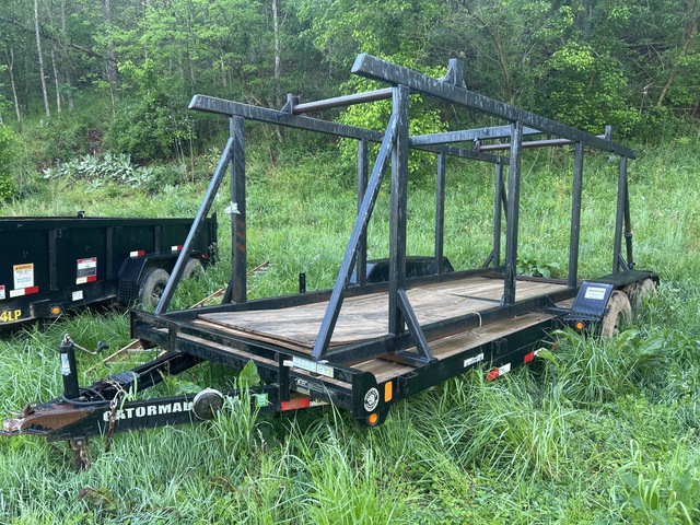 2022 Gatormade 18 GT-XT 18 ft T/A Equipment Trailer w/Spool Reels