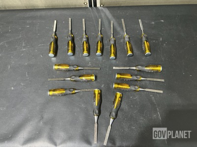 (15) Stanley 3/8" 10mm Wood Chisels