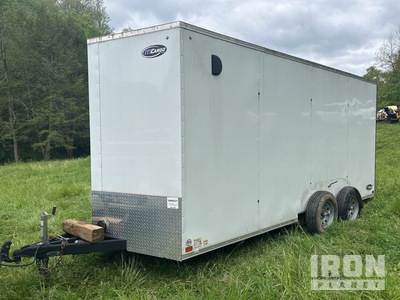 2022 ITI Y8416HLV-TA-070 16 ft T/A T/A Trailer utilitario