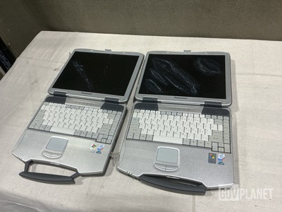 (2) Panasonic CG-72 Toughbook Laptops