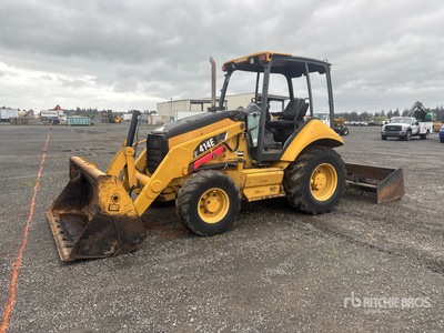 2007 Cat 414E IL 4x4 Landscape Loader