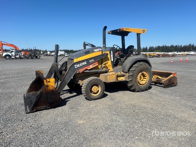 2015 John Deere 210L 4x4 Cargadora para trabajos de jardinería