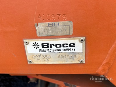 2018 Broce RCT350 Self-Propelled Broom