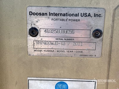 2011 Ingersoll Rand - Doosan Compresor de aire