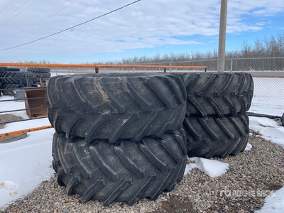 Quantity of (4) Trelleborg 710/70R38 Tires