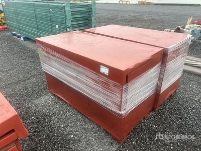 Quantity of (2) Knaack Job Site Box