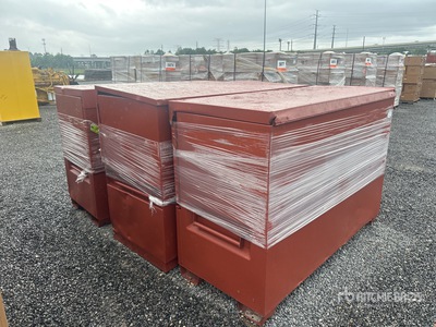 Quantity of (3) Knaack bouwplaats opbergcontainer