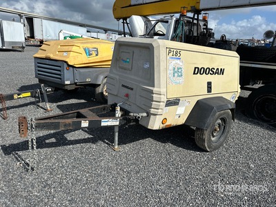 2014 Doosan P185 185 cfm Mobile Air Compressor (Inoperable)