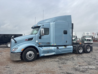 2016 Peterbilt 579 6x4 Cabeza Tractora Cabina Dormitorio