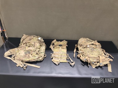 (17) Field Packs, (14) Hydration System Carriers Assorted Items