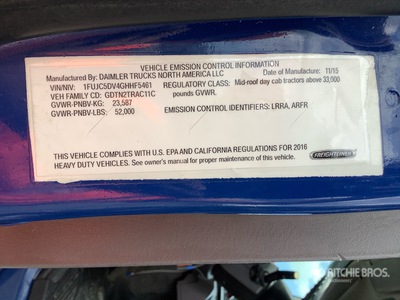 2016 Freightliner M2 112 T / A-kiepwagen