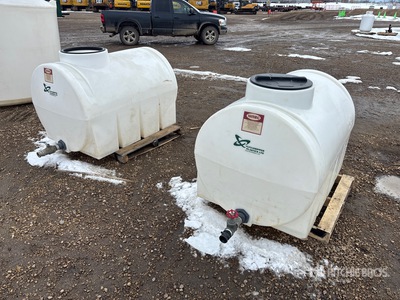 Quantity of (2) 1000 L Poly Water Tank