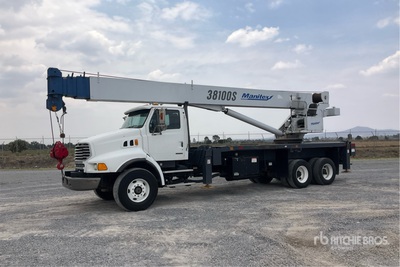 Manitex 38100 38 t Straight Boom on 2006 Sterling L9500 6x4 Camion con Grua / Kranwägen