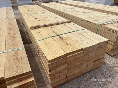 Quantity of (64) 2 in x 12 in x 18 ft Lumber