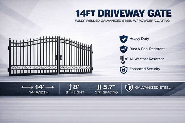 Greatbear Wrought Iron Driveway Gate