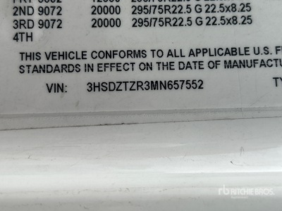 2021 International LT625 T/A Day Cab Truck Tractor