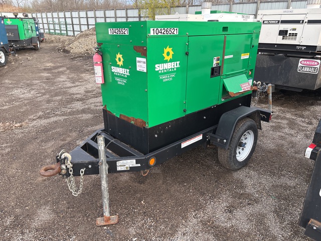2022 Multiquip DCA25SSIU4F 20 kW Mobile Generator Set (Inoperable)