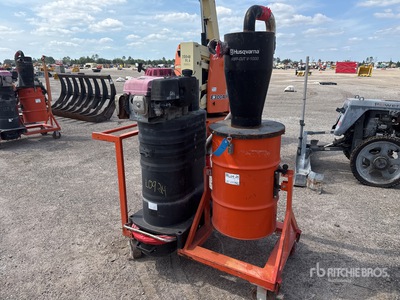 Husqvarna V1000 Dustless Vac System Colector de Polvo - Fits Husqvarna Soff-Cut V-1000