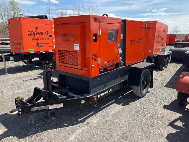 2019 Godwin GHP62KW-R 63 kW Mobile Generator Set