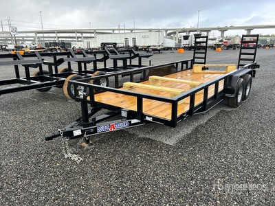 2026 Double A 8318T52 18 ft T/A Rimorchio per attrezzatura (Unused)