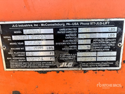 2009 JLG 600AJ 2WD Diesel Articulating Boom Lift