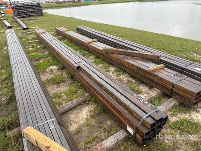Quantity of (15) 3 x 3 x1/4 20ft Long Square Tube