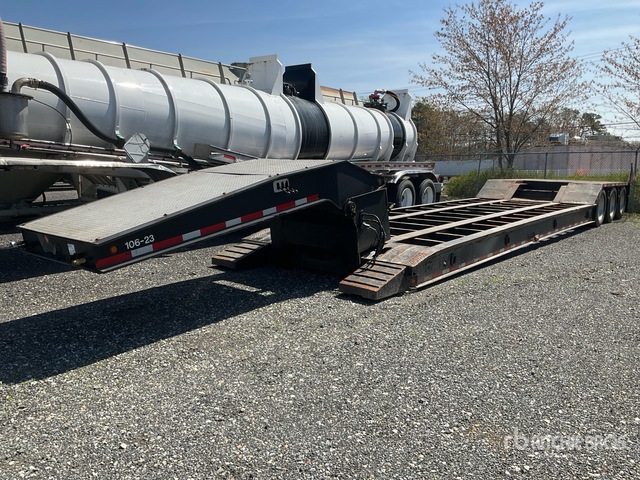 2000 Eager Beaver 50GSL Tri/A Double Drop Removable Gooseneck Lowboy Trailer