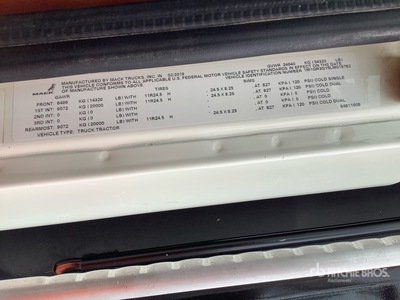 2020 Mack Granite T/A Dump Truck