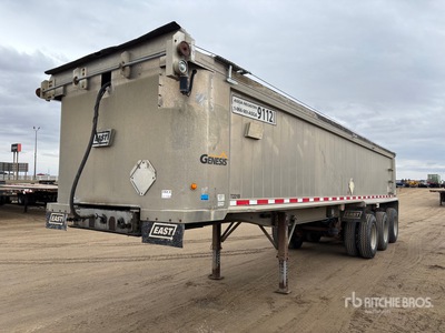 2012 East 38 ft Tri/A Aluminum End Dump Trailer