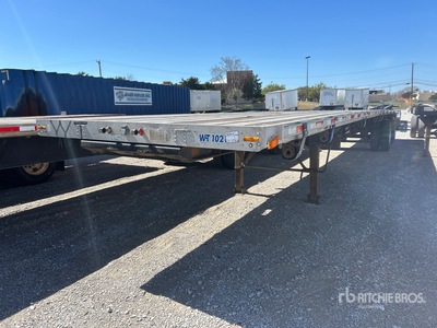 2005 Transcraft Eagle IIN RS2 53 ft T/A Spread Axle Flatbed Trailer