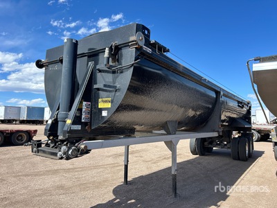 2016 Rock Tub 34 ft T/A End Dump Trailer