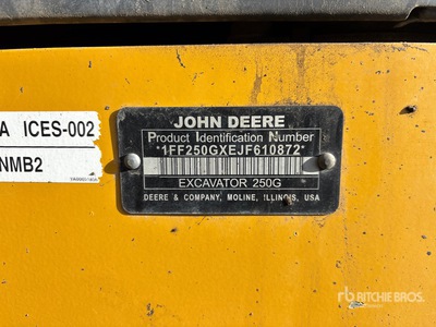 2018 John Deere 250G LC Pelle Hydraulique sur Chenilles