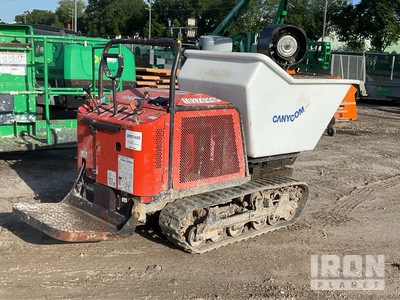 2021 Canycom SC75PDH Stand-On Swivel Mini Tracked Concrete Buggy