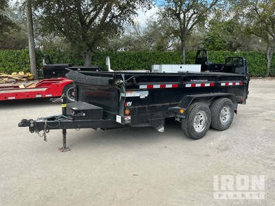 2024 PJ Trailers 1D162 12 ft T/A Dump Utility Trailer