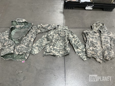 (21) Cold Weather Parkas, (29) Wet Weather Jackets & Assorted Items