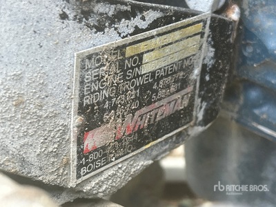 Whiteman HTX-44K5 Ride-On Power Trowel