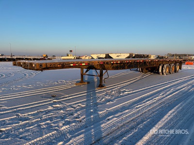 2011 Great Dane 53 ft Tri/A Flatbed Trailer