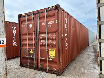 2013 40 ft High Cube Storage Container