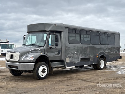 2015 Freightliner M2 106 4x4 24-Seat Crew Carrier Bus