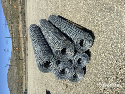 Quantity of (6) 100 ft x 54 in Fencing (Unused)